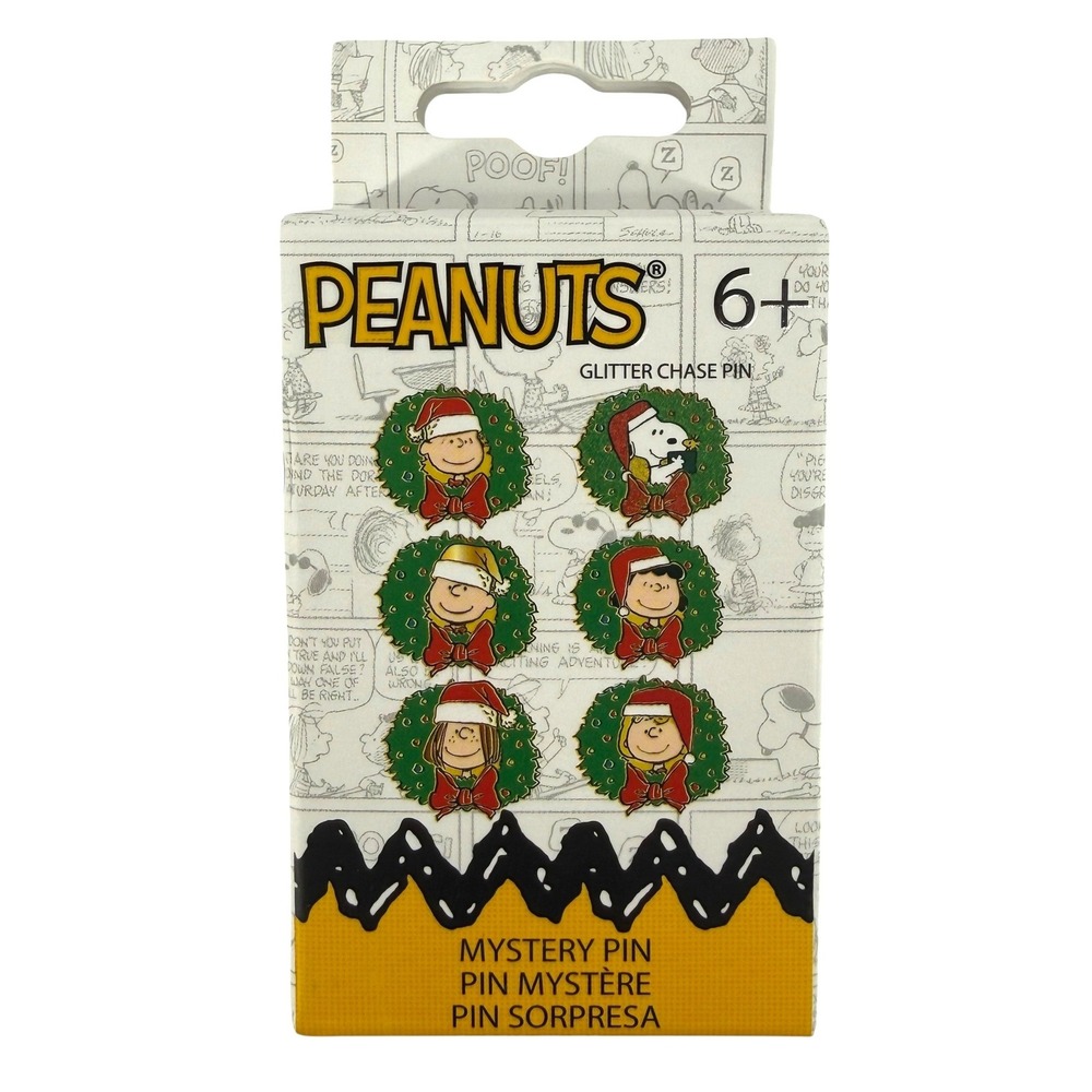 Loungefly Peanuts Christmas Wreath Blind Box Enamel Pin Snoopy Charlie Brown NEW